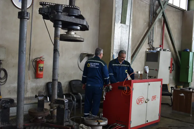 Equipment condition assessment in the workshop