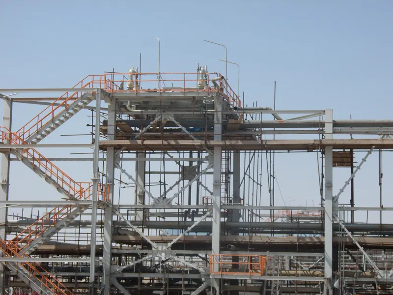 Structural works in progress