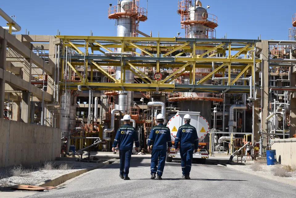 CPF construction at Azar oil field